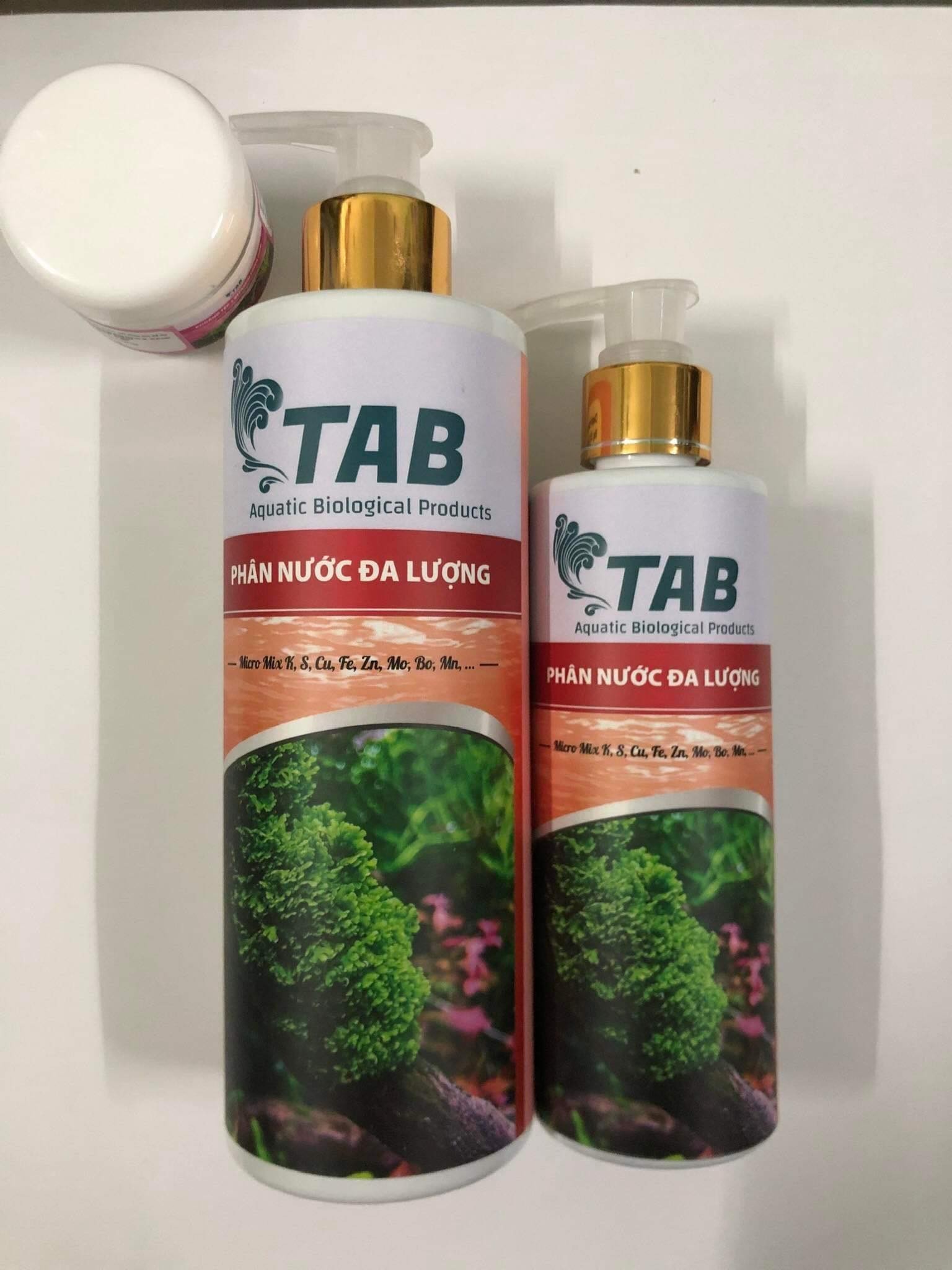 Phân nước Đa lượng - Vi lượng TAB cung cấp dinh dưỡng cho cây thủy sinh